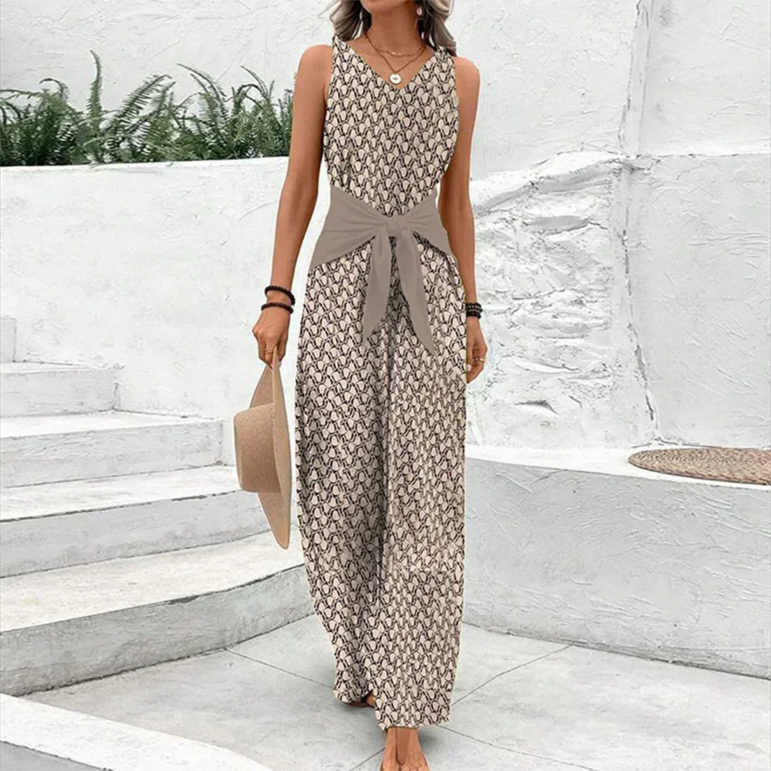 Paloma | Jumpsuit Mujer Elegante con Escote en V