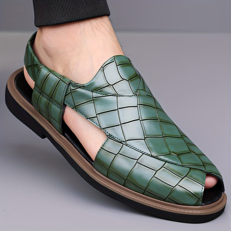 Diego | Sandalias Playa Hombre Slip On con Diseño Tejido