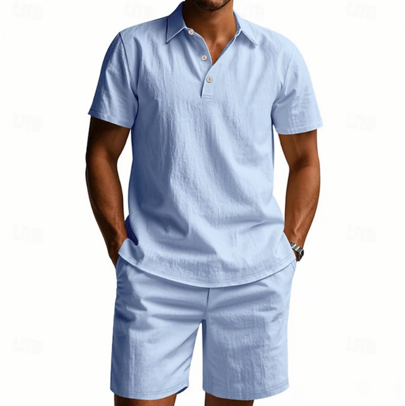 Joaquín | Conjuntos para Hombre Casuales de Dos Piezas — Azul