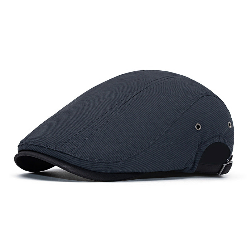 Julián | Boina Hombre Casual de Silueta Clásica — Charcoal Navy