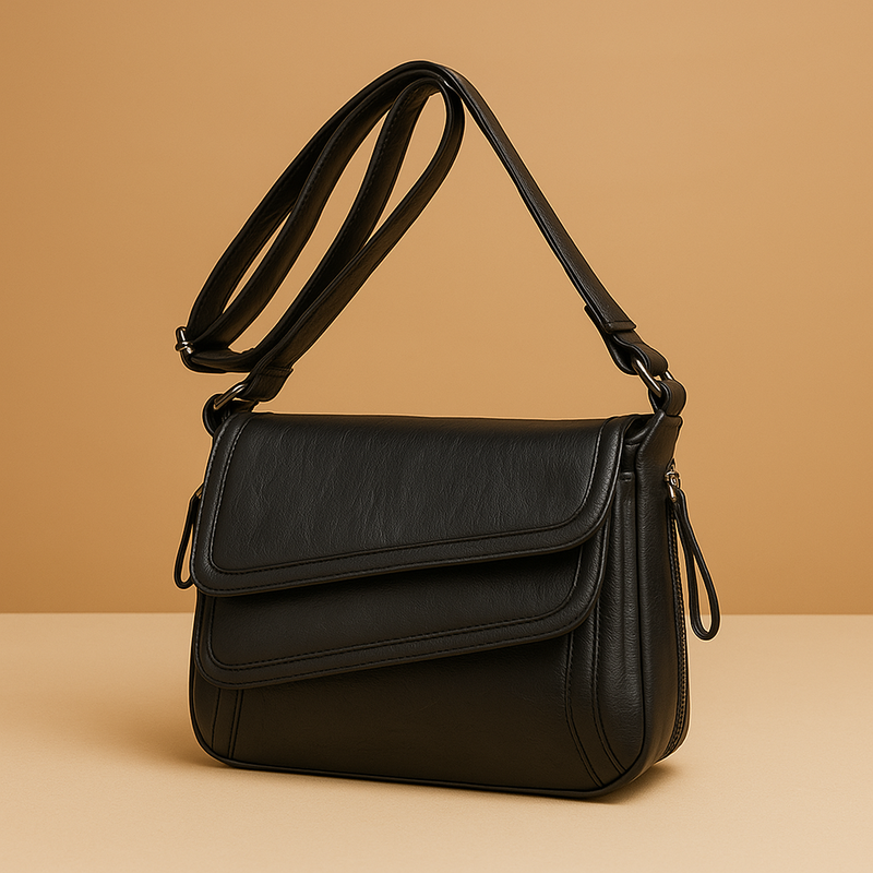 Lucía | Bolsos para Dama con Diseño Minimalista — Negro