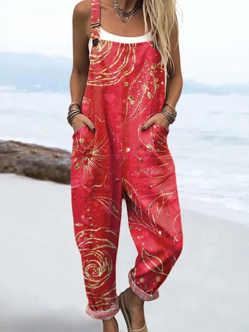 Lucía | Jumpsuit Casual para Mujer con Caída Fluida — Rosa