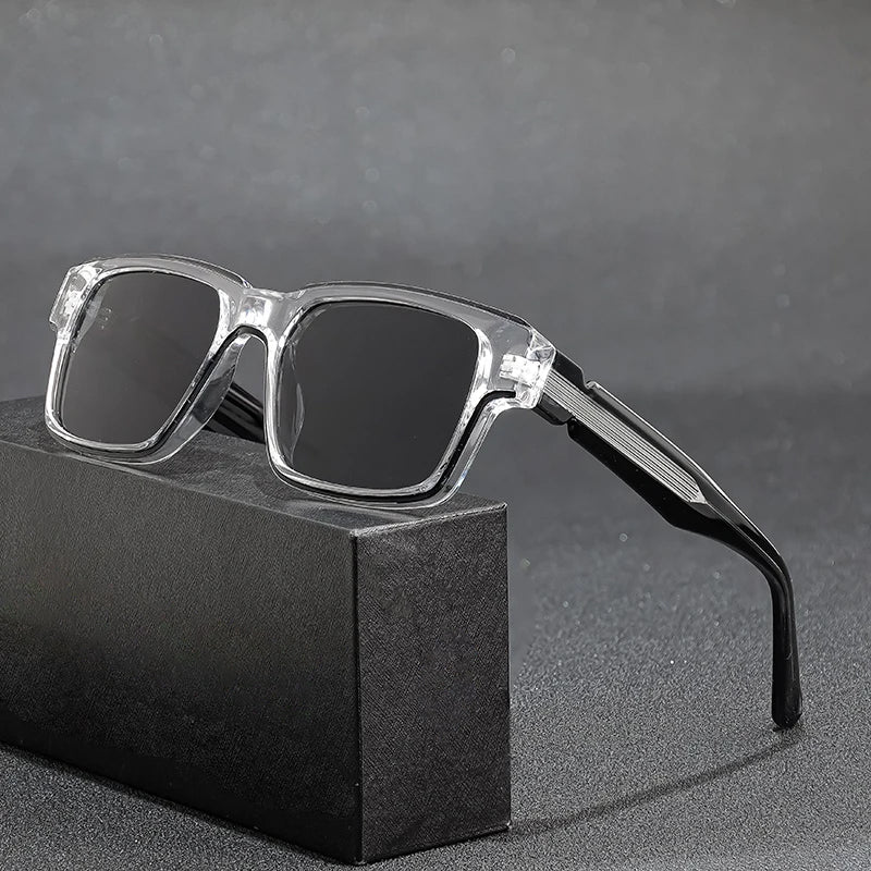 Mateo | Lentes de Sol para Hombre Cuadrados Urbanos — Negro
