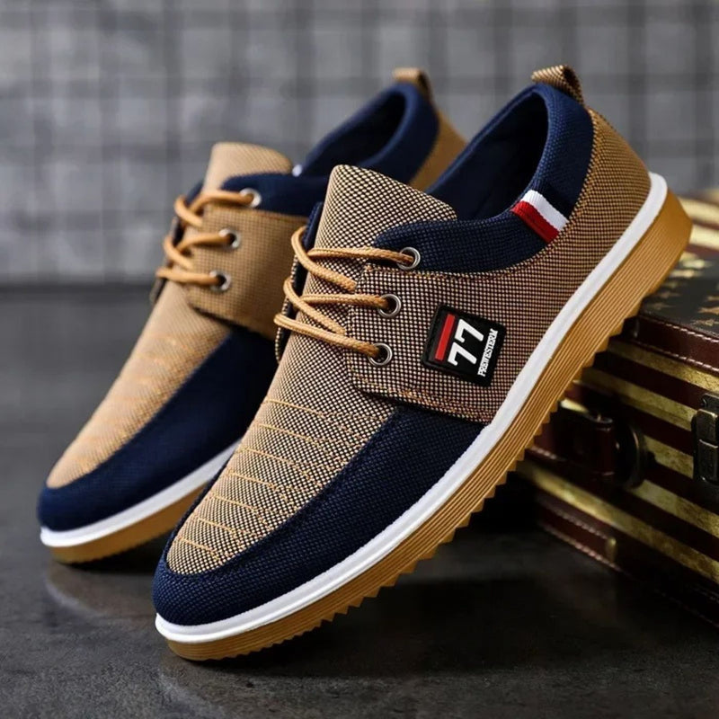 Mauricio | Zapatos Casuales Hombre con Soporte y Agujetas — Café