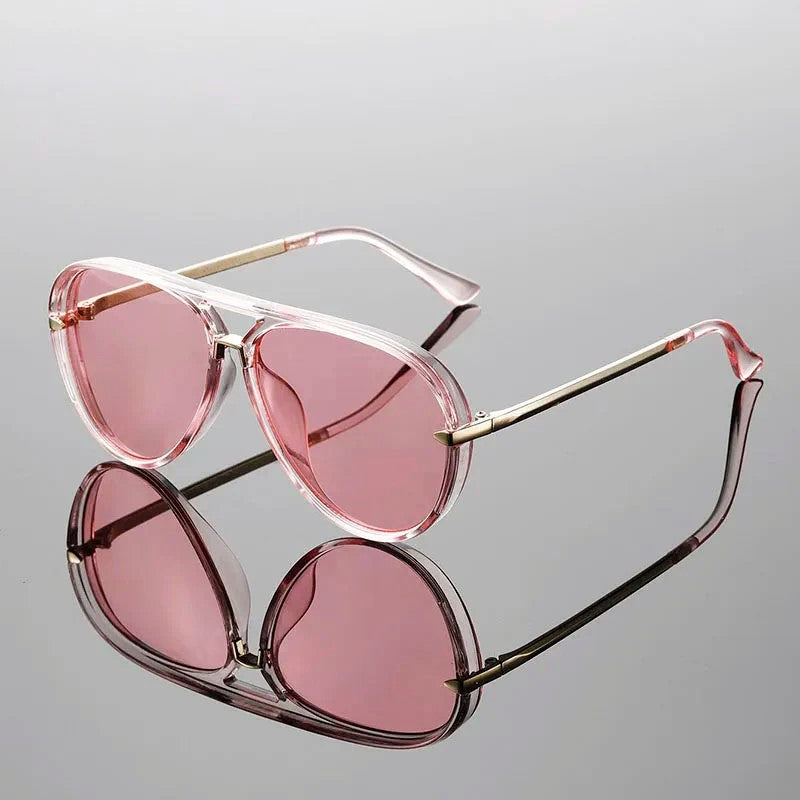 Renata | Lentes de Sol para Mujer Estilo Aviador — Rosa