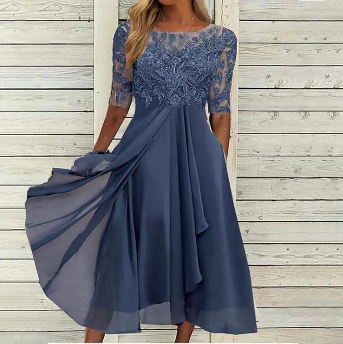 Renata | Vestidos de Noche Elegantes de Caída Fluida