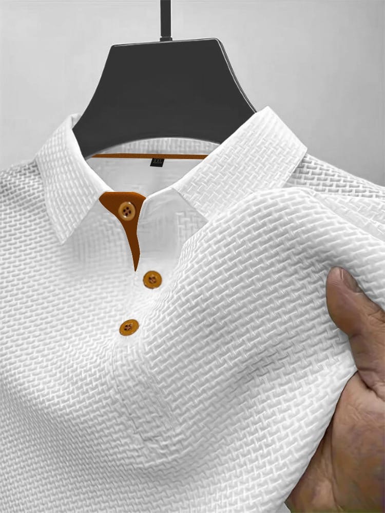 Rodrigo | Camisas Tipo Polo para Hombre con Textura Fina