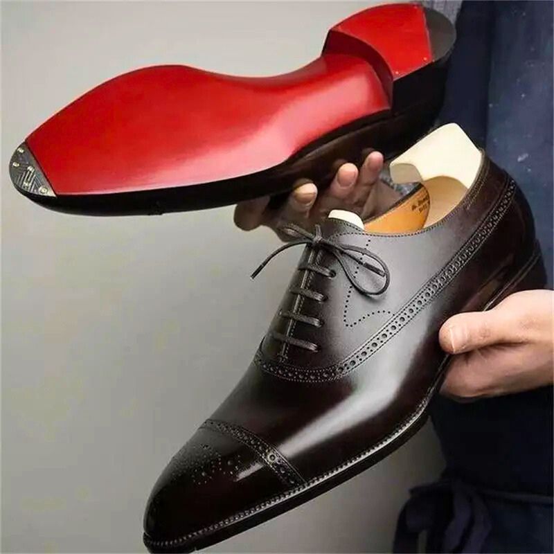 Santiago | Zapatos de Vestir Hombre Estilo Oxford — Negro