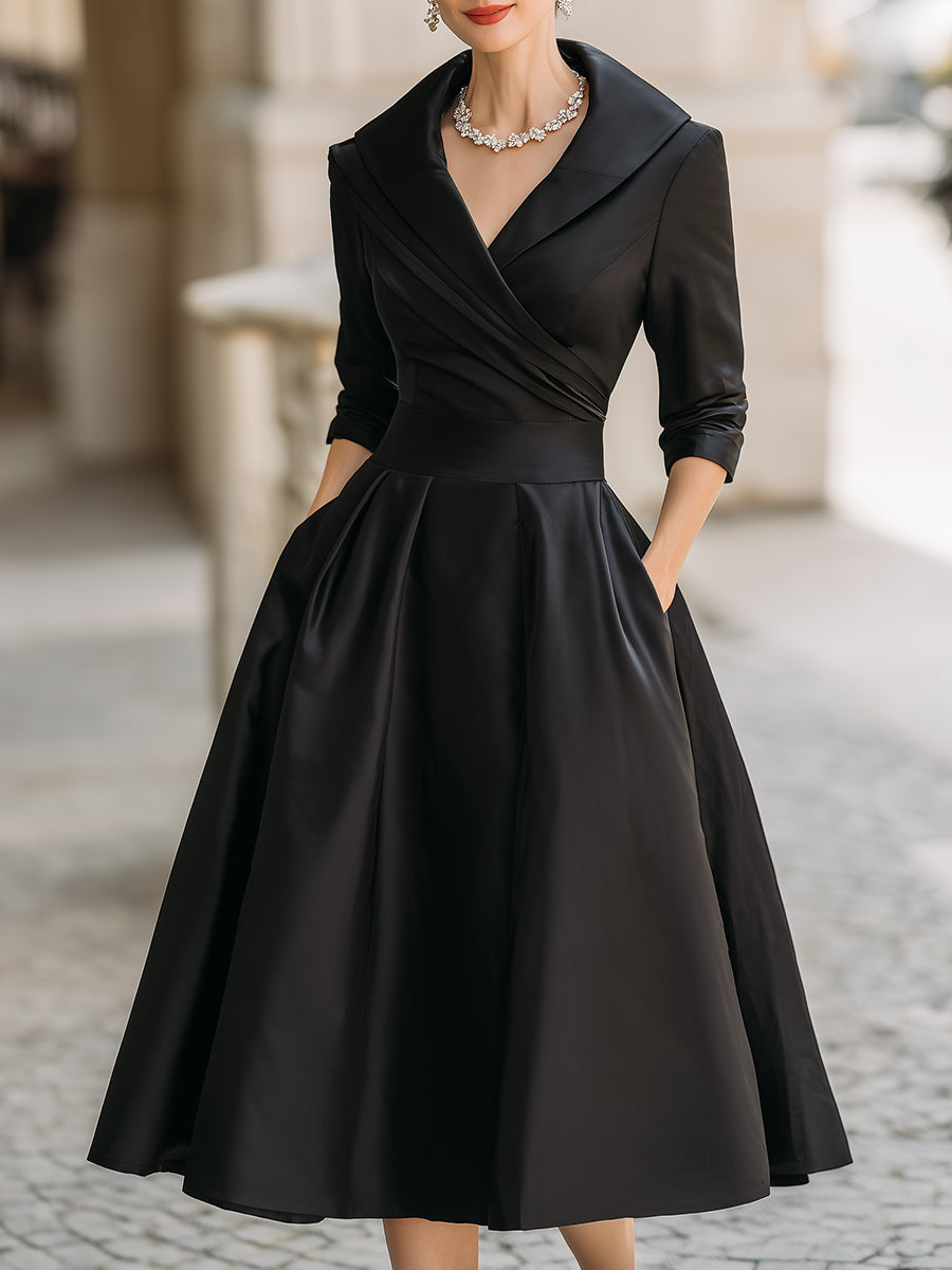 Valentina | Vestido de Fiesta Elegante Cuello V